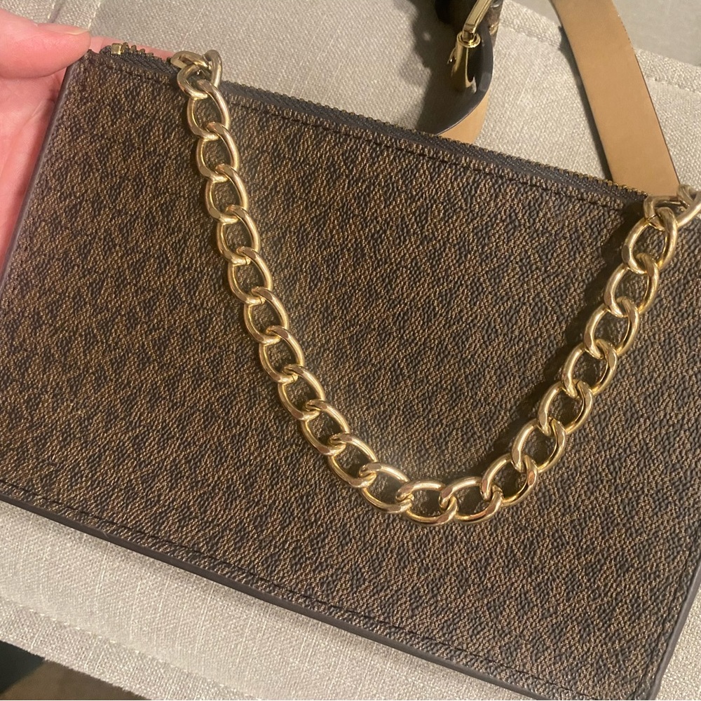 Michael Kors Pull Chain Belt women’s L chocolate